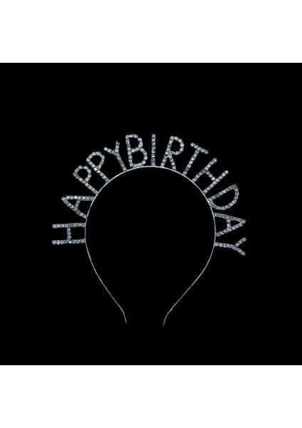 Happy Birthday Yazılı Kuşak ve Taşlı Taç & Beyaz Gümüş Kuşak Taşlı Gümüş Taç fiyatları