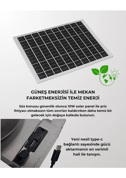 Q8 4g 6mp Solar Kamera 3mp+3mp Dual Lens Güneş Panelli Solar Güvenlik Kamerası 128GB Sd Kart Hediye indirimleri