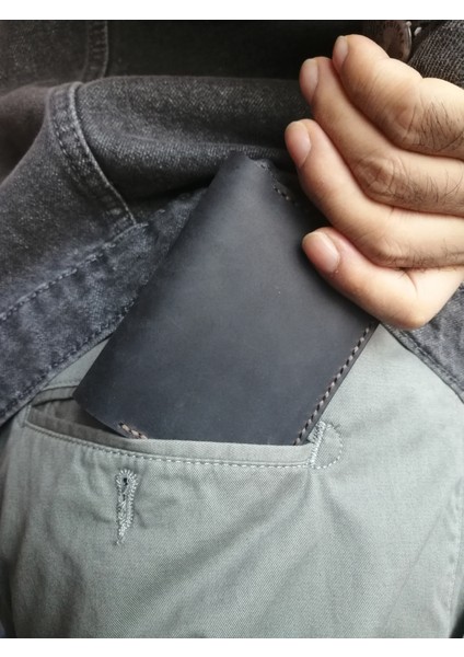 Minimalist Hakiki Deri Kartlık Isimli Gerçek Deri El Yapımı MK46SCA fiyatları