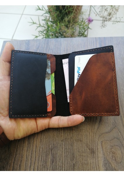 Minimalist Hakiki Deri Kartlık Isimli Gerçek Deri El Yapımı MK46SCA modelleri