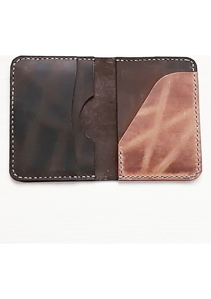 Minimalist Hakiki Deri Kartlık El Yapımı Deri Kartlık MK3KA modelleri