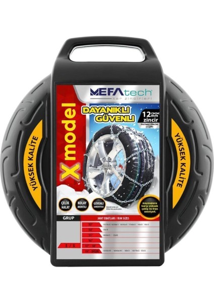 Oto Lastik Kar Zinciri 155/70/R15 x Tipi Binek Suv Takmatik Kolay Montaj