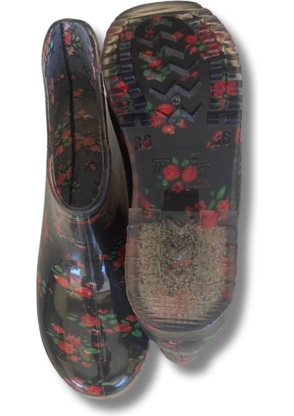 Potin Kadın Yağmur Botu 36-40 Kırmızı fırsatları