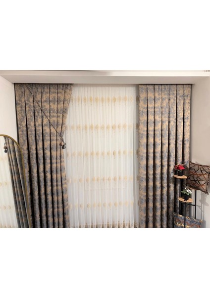 Nivemeshome Istanbul V-5502 1/3 Sık Pileli Fon Perde Apm