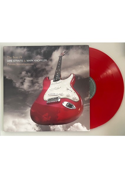 Dire Straits & Mark Knopfler Private Investigations (The Best Of) Double Çift Plak (Avrupa Baskı Kırmızı Plak)