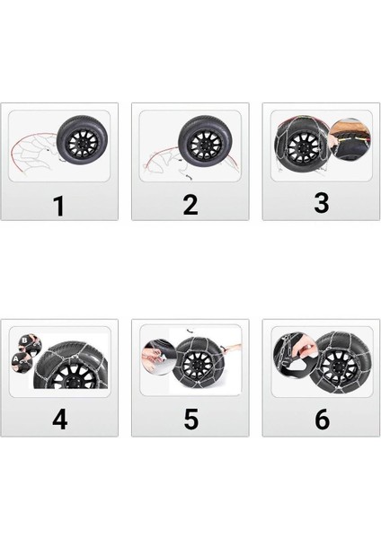 Oto Lastik Kar Zinciri 185/55/R14 x Tipi Binek Suv Takmatik Kolay Montaj fiyatları