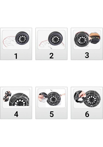 Kar Lastik Zinciri 215/45R17 Binek Suv x Tipi Takmatik Kolay Montaj modelleri