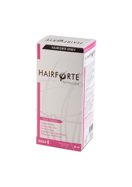HP Hairforte Sprey Kadın 60 ml modelleri