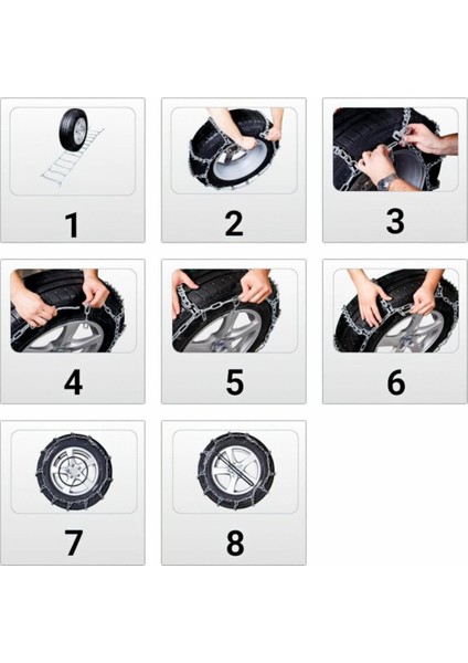 Kar Zinciri 235/60/R17 Merdiven Tipi Mahmuzlu Serme Suv Minibüs fiyatları