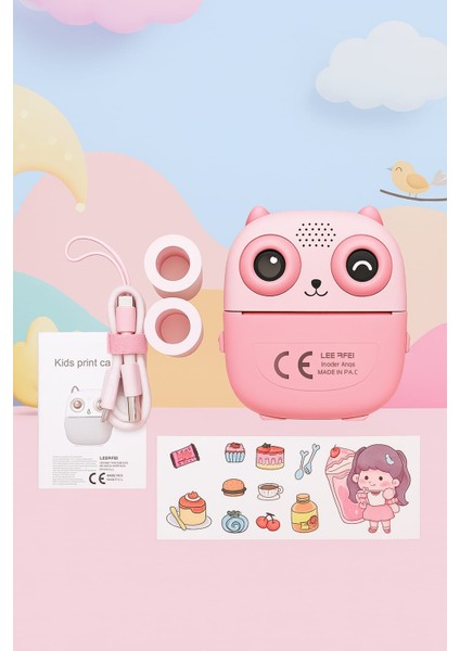 Kidst Print Camera – Anında Baskılı Çocuk Fotoğraf Makinesi