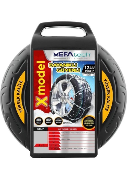 Kar Lastik Zinciri 145/70/R14 Binek Suv x Tipi Takmatik Kolay Montaj