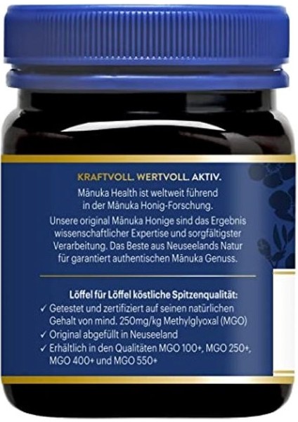 Manuka Balı 250MGO 500GR Yeni Zelanda fiyatları