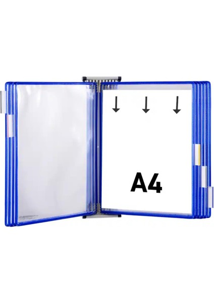 Leitz Tarifold Temel Duvar Ünitesi 10 Lu Mavi (414101) fırsatları