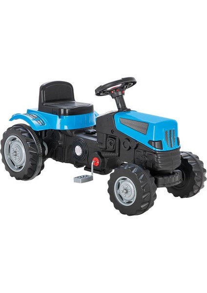 Power Traktör Pedallı Mavi
