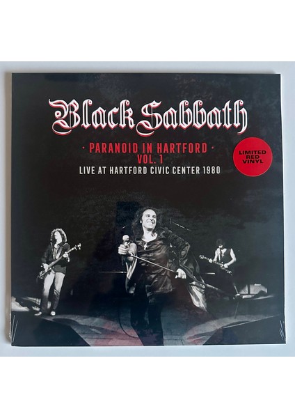 Black Sabbath - Paranoid In Hartford Vol 1 Fm Broadcast (Red) Limitli Kırmızı Plak modelleri