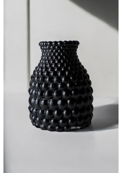 Baloncuklu Parlak Siyah Vazo | Modern Tasarım Pinterest Vazo fiyatları