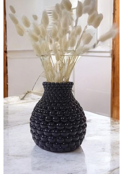 Baloncuklu Parlak Siyah Vazo | Modern Tasarım Pinterest Vazo fırsatları