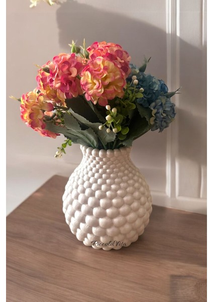 Modern Petek Dekor Vazo Parlak Şıklık ve Fonksiyonel Saksılık modelleri