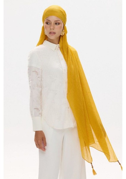 Freya Müslin Ihlamur Püsküllü Bürümcük Pamuklu Şal fiyatları