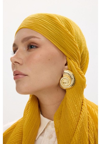 Freya Müslin Ihlamur Püsküllü Bürümcük Pamuklu Şal