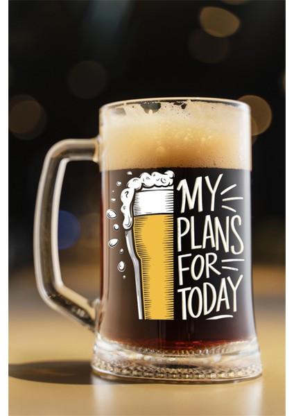 Craft My Plans For Today Bira Bardağı