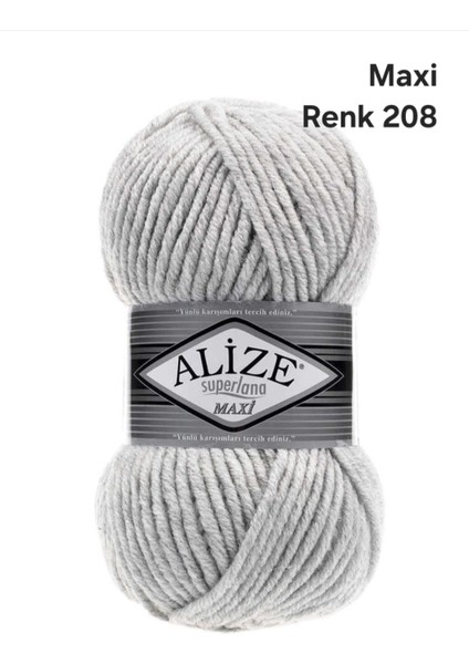 Lidacrafts Alize Superlana Maxi Renk 208