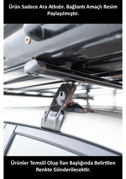 Toyota Yaris / Vitz (Xp9) 2005-2011 Arası Kapı Arası Sıkıştırma Turtle Mexfit Ara Atkı Tavan Barı Gri modelleri