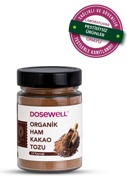Organik Ham Kakao Tozu 140 gr