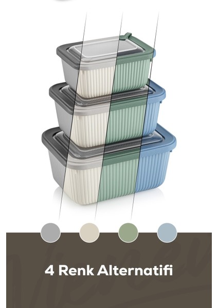 12'li Yeşil Dikdörtgen Mikrodalga ve Dondurucu Uygun Saklama Kabı Seti fırsatları