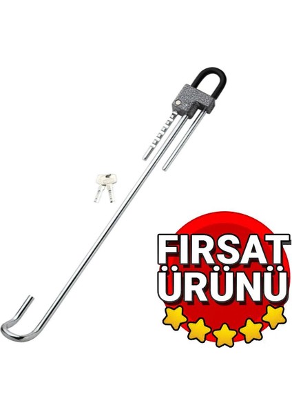 Oto Baston Kilit Çelik Gövde Anahtarlı Direksiyon Kilit fiyatları