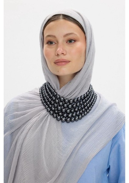 Freya Müslin Taş Püsküllü Bürümcük Pamuklu Şal modelleri