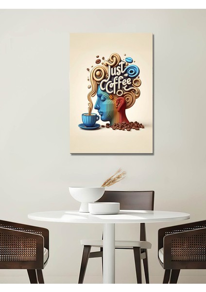 Coffe Art Kanvas Tablo Ev Duvar Salon Ofis Hediyelik Dekarasyon Süsü Ölçü Seçiniz :)