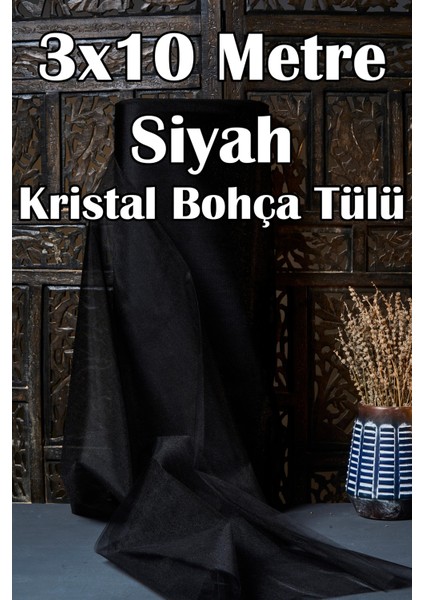Çok Amaçlı Kristal Tül (Bohça Tülü) 3X10 Metre
