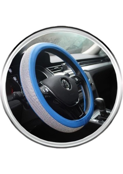 Teamcar Oto Direksiyon Kılıfı Geçmeli Pırlanta Kaplamalı Mavi fiyatları