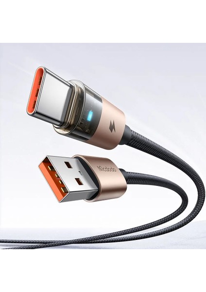 CA-6891 Usb-A To Type-C 1,2 M Kablo Şarj Işıklı modelleri