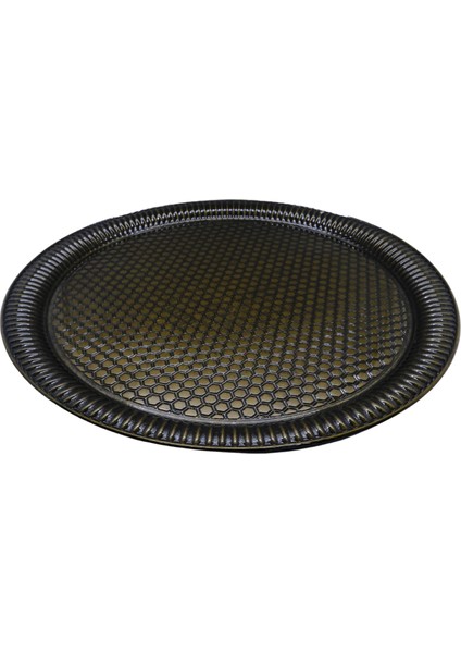 30 cm Şık Metal Döküm Tepsi - Zarif ve Dayanıklı Sunum Tepsisi (Rastgele Renk) modelleri