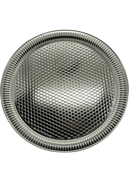 35 cm Şık Metal Döküm Tepsi – Zarif ve Dayanıklı Sunum Tepsisi (Rastgele Renk) modelleri