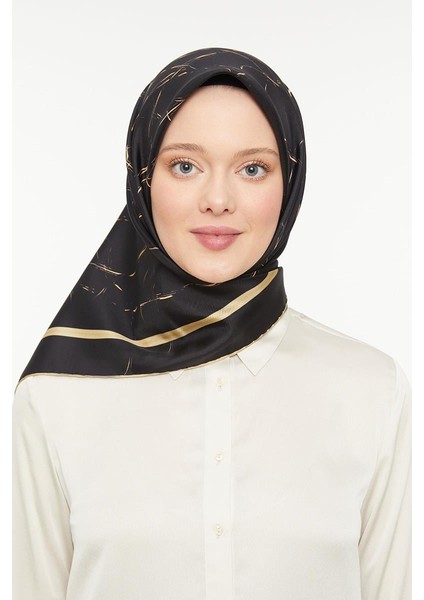 Twill Ipek Eşarp Siyah, Gold modelleri