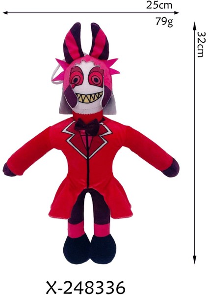 Hazbinhotel Oyuncak Bebek Hediye Cehennem Hanı Peluş Oyuncak (Yurt Dışından)