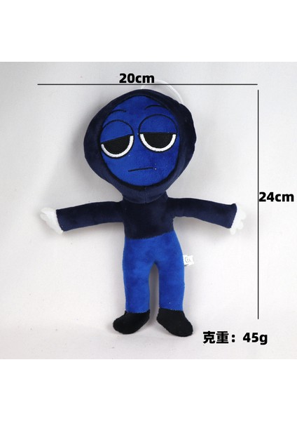 Yeni Sprunki Peluş Ayakta Duran Adam Ritim Kutusu Peluş Oyuncak Bebek Oyun Çevresi (Yurt Dışından)
