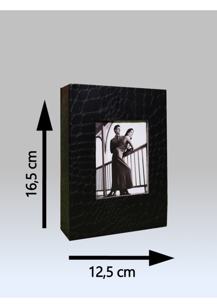 10x15 cm 100’lük Deri Fotoğraf Albümü Siyah fırsatları