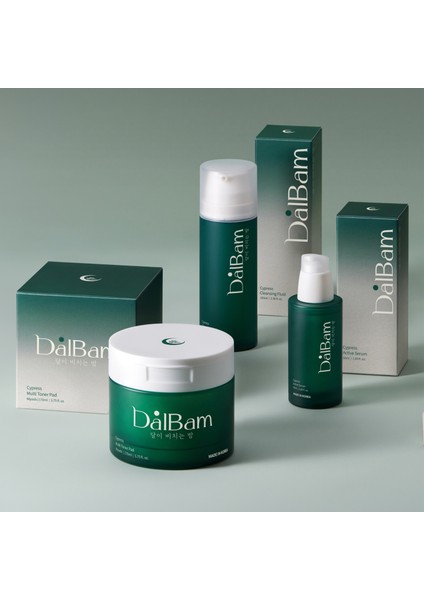 3'lü Cypress - Selvi Özü ve Eksozom Içeren Doğal Kore Gece Yüz Bakım Rutini - Yüz Temizleme Jeli, Çok Amaçlı Tonik Ped, Yüz Işıltı Serumu