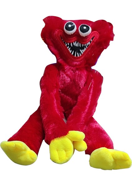 Big Blue Cat Bobby'nin Oyun Zamanı Çevre Bebeği Sosis Canavar Bebek Kırmızı ve Mavi Canavar Bebek Mavi Şeytan Peluş Oyuncaklar (Yurt Dışından)