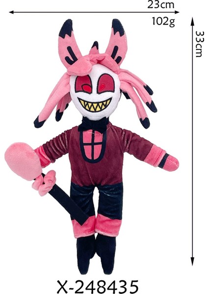 Hazbinhotel Oyuncak Bebek Hediye Cehennem Hanı Peluş Oyuncak (Yurt Dışından)