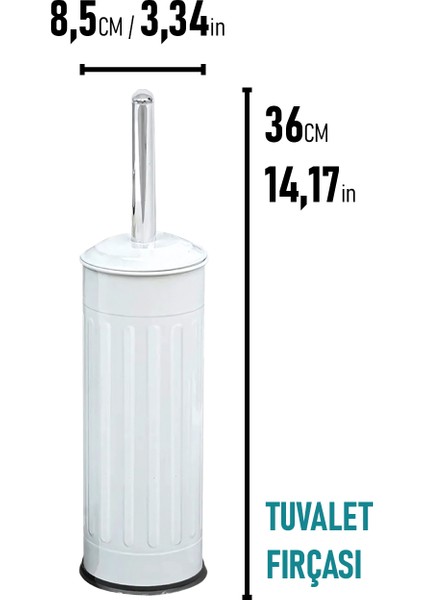 Vintage 4'lü Çöp Kovası Banyo Seti Çizgili modelleri