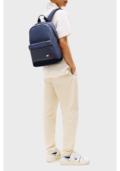 Logolu Ayarlanabilir Omuz Askılı Sırt Çantası Erkek Sırt Çantası AM0AM13400 Ppf fiyatları