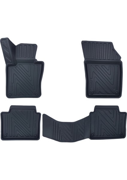 Volvo V90 2016 ve Sonrası Premium Seri Araca Özel 3D Havuzlu Oto Paspas