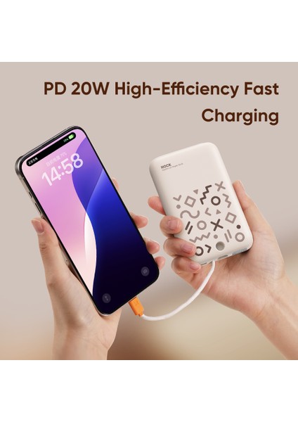 P28 10.000 Mah 20W Magsafe Kablosuz Powerbank ( Dijital Gösterge ) indirimleri