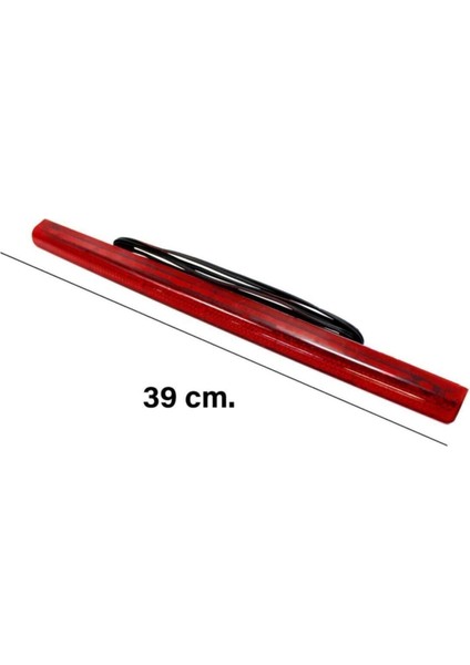 Oto Spoiler Işığı Kırmızı LED Uzun Tip 39 cm 12 Volt 5 Adet fiyatları