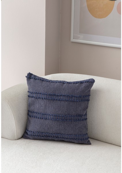 Ray Desenli Punch Işlemeli Keten Kırlent Kılıfı 43X43CM, Dekoratif Kırlent Kılıfı fiyatları